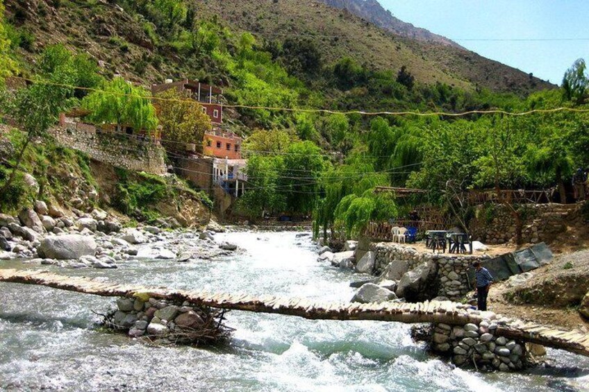 Ourika valley river