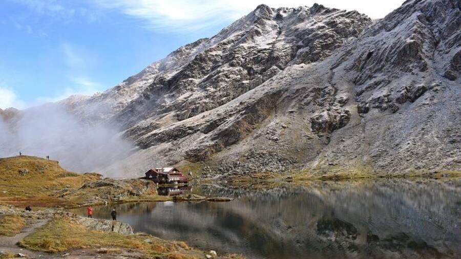 Balea Lake on Transfagarasan road