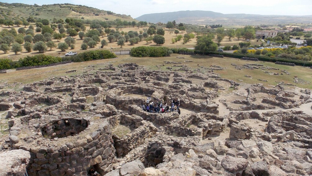 Apri foto 4 di 9. Aerial view of Barumini on a dry sunny day