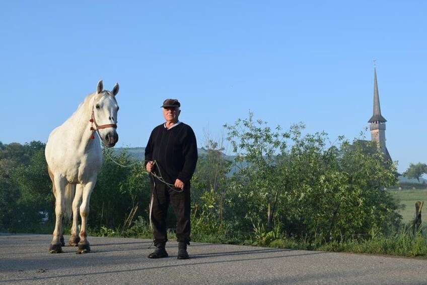 man and his horse
