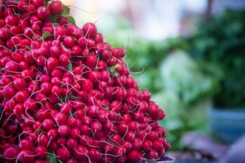 Pink radish for the road