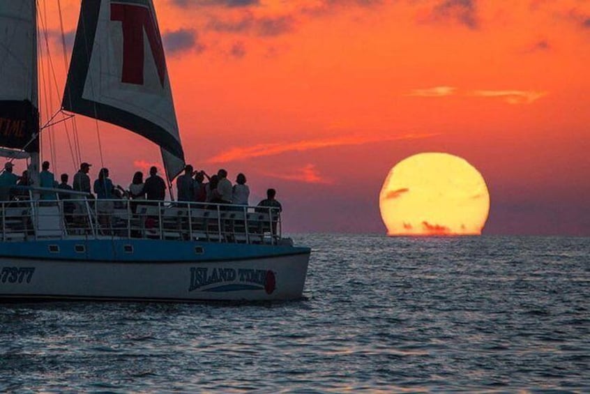 Sunset & Dolphin Catamaran Cruise in Panama City Beach