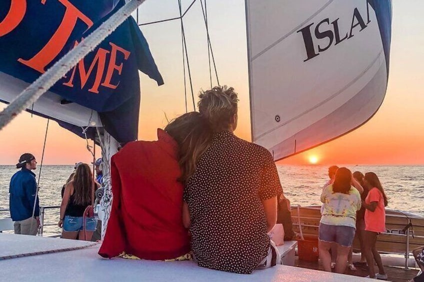 Sunset & Dolphin Catamaran Cruise in Panama City Beach