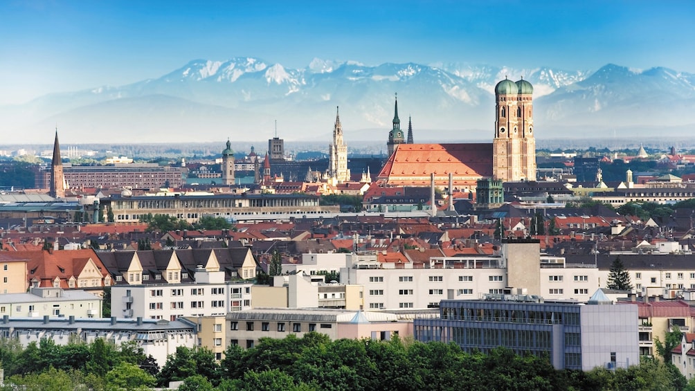 the cityscape of Munich