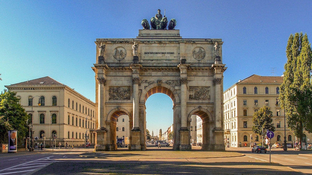 an old archway in Munich