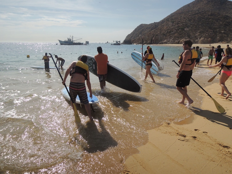 Paddle boarding & Snorkeling at the Arch