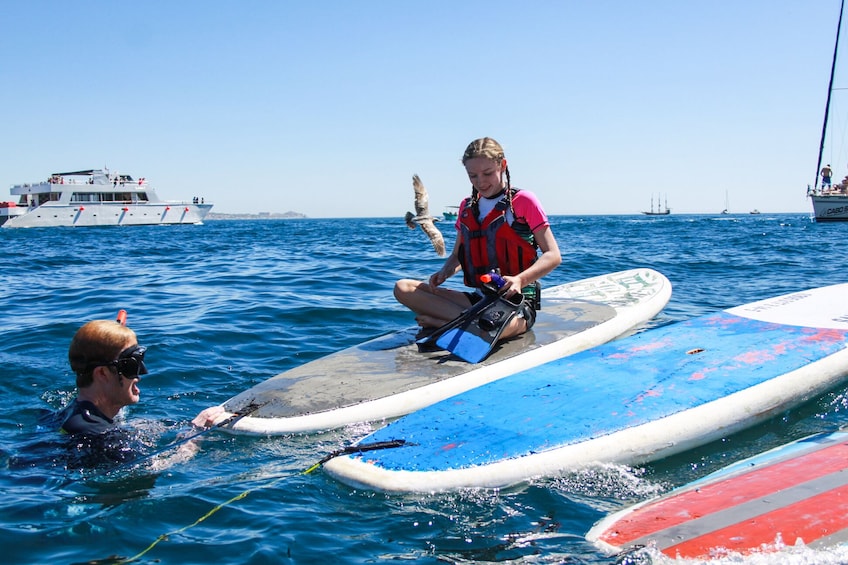 Paddleboarding & Snorkeling at the Arch