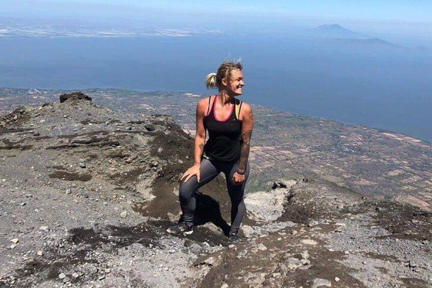 Climbing the Concepción volcano in Ometepe