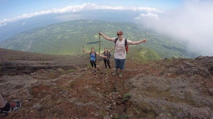 Climbing the Concepción volcano in Ometepe