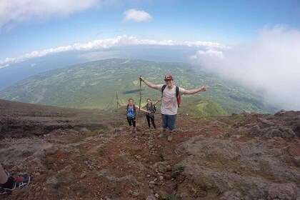 Climbing the Concepción volcano in Ometepe