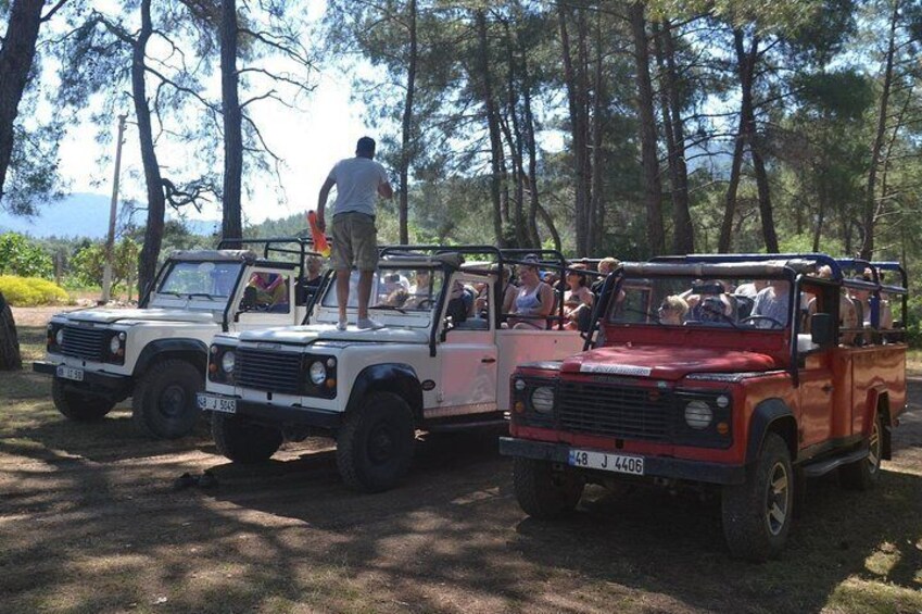 Jeep Safari on Taurus Mountains from Side