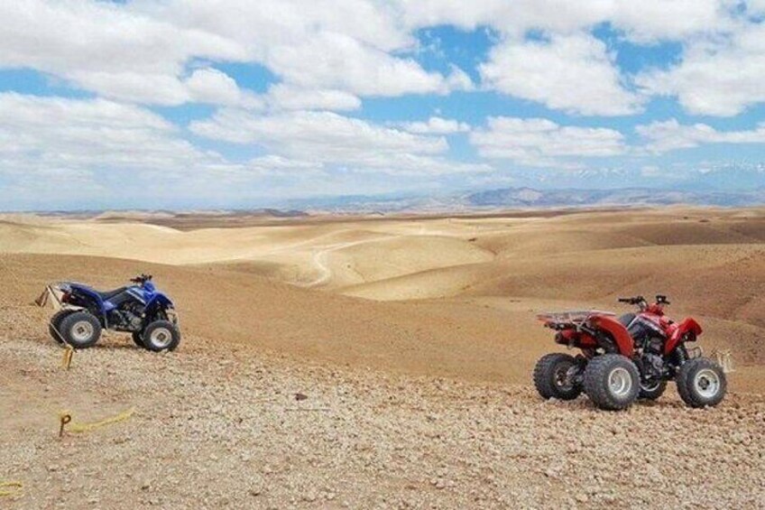 Half day quad in lake Lalla takerkoust