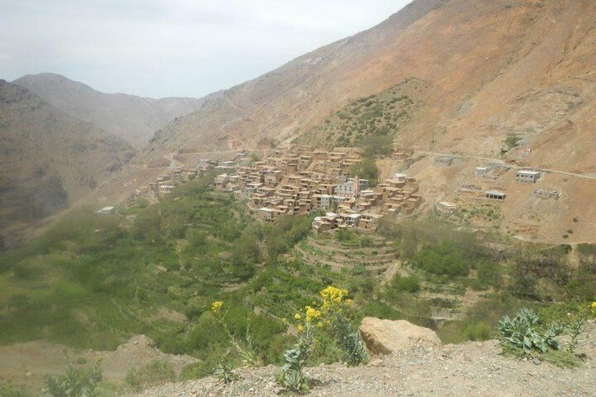 Berber villages day bike tour atlas mountains 