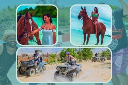 Punta Cana Tour in Atv + Horseback Riding Pick up Hotel