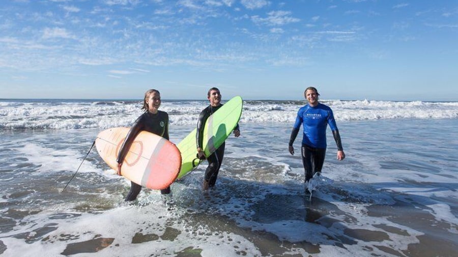 A Surf Lesson finsihing
