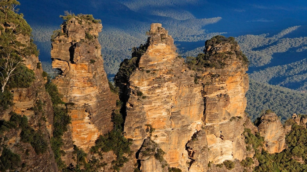 jagged mountaintops in Australia