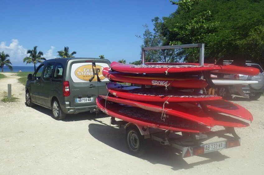 Stand up paddle in paradise