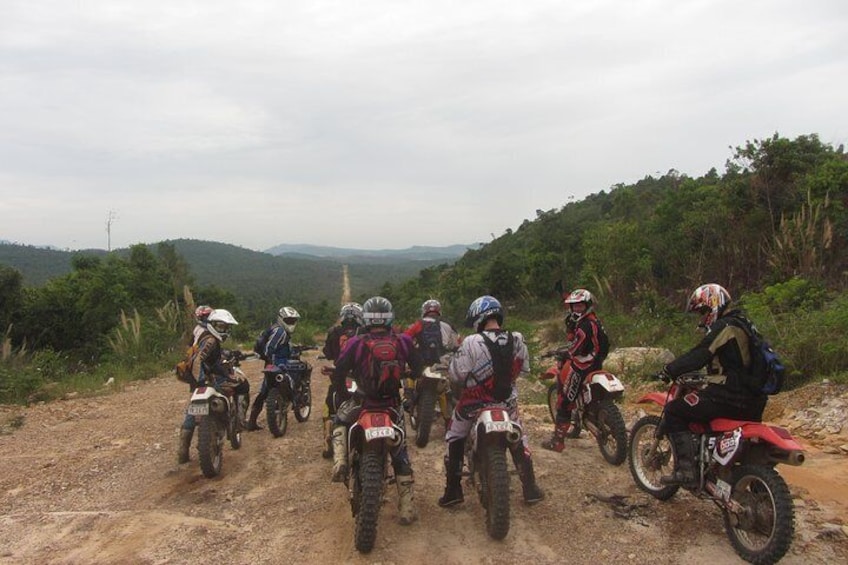Riding through Ream National Park