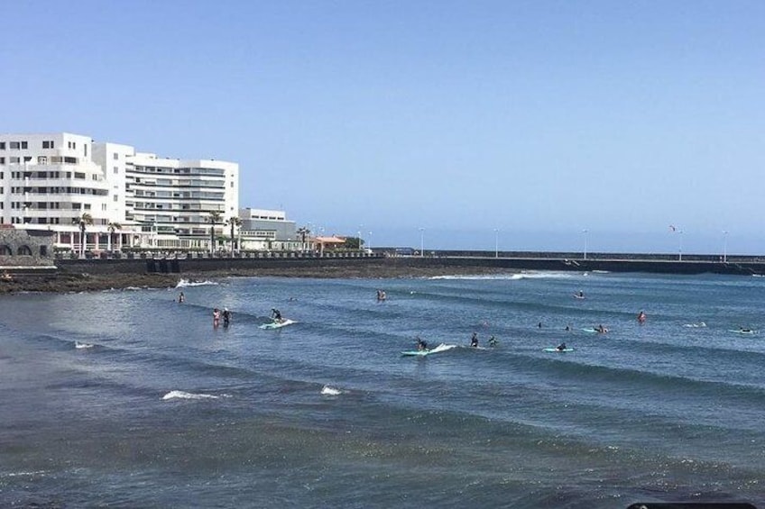 Surf Lessons at El Médano Beach