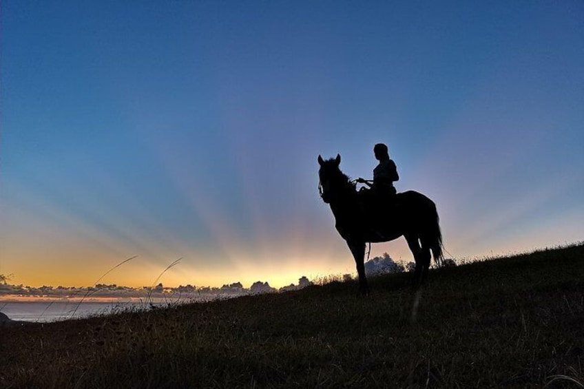 Ride to watch the sunset from the highest point of the Island