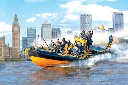 London Landmarks Sightseeing Tour & Speedboat Ride - 45 minuter
