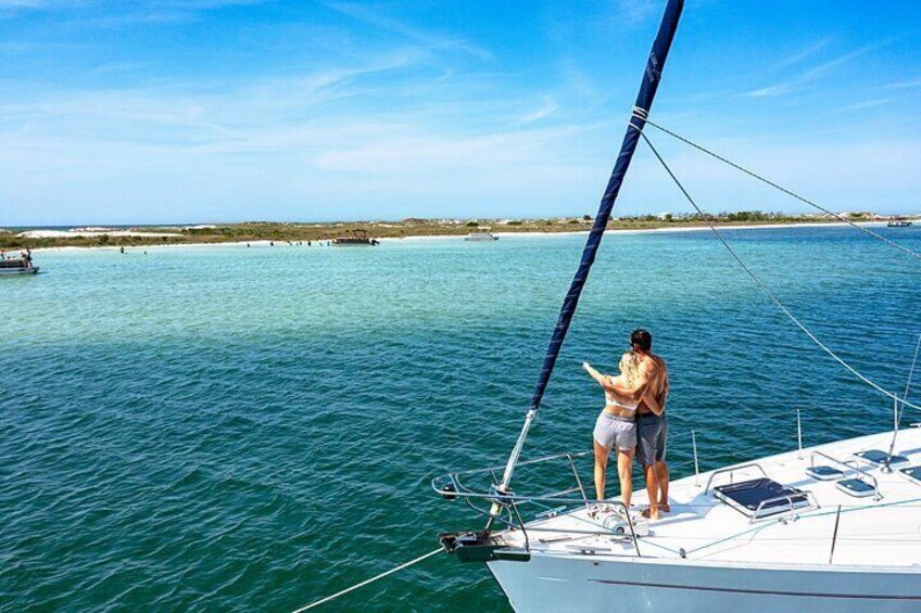 Private Luxury 50ft Sailing Yacht for Snorkel Dolphin Beach Hop