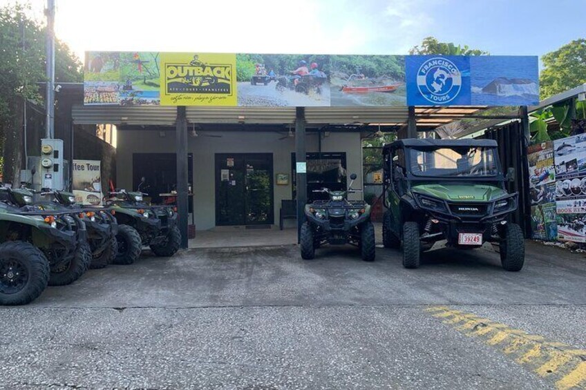 Fully automatic atv's ready for your adventure! Daily tours, family tours, private tours
