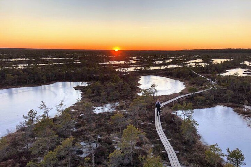 Sunset at Kemeri National Park 