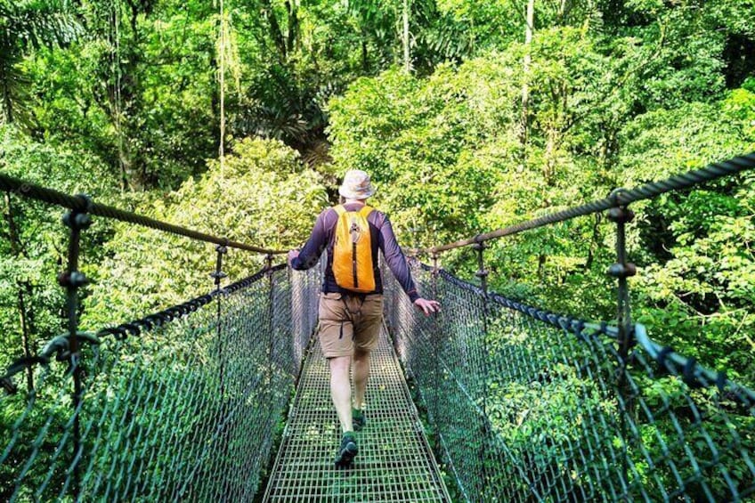 Combo Tour: Extreme Zipline + Thermal Spa in Arenal