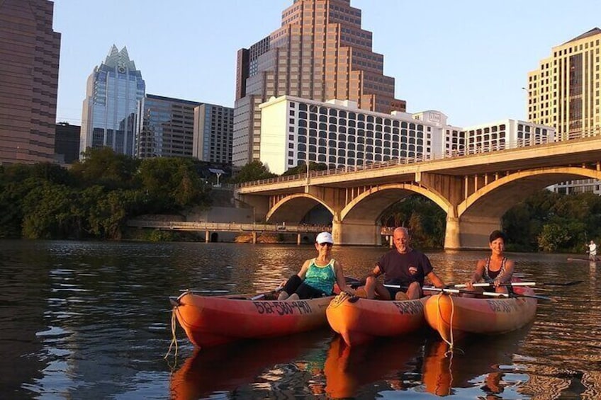 Congress Avenue Bat Bridge Kayak Tour in Austin