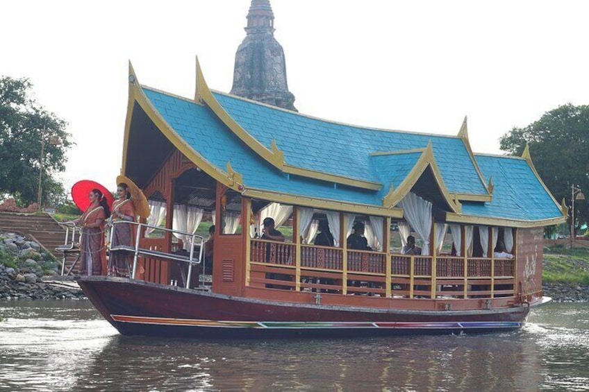 Ayutthaya Sunset Boat Ride and Famous Attractions Tour - Bangkok