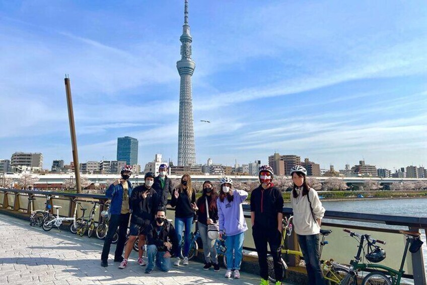 Tokyo downtown bicycle tour