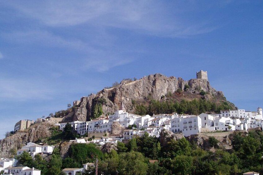 Zahara de la Sierra with its imposing castle, another beautiful white village.