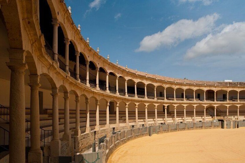 The historic Bullring of Ronda.