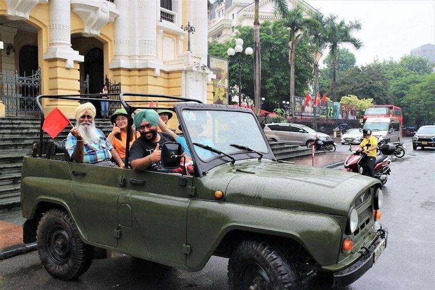 Discover Hanoi Countryside On Jeep Car