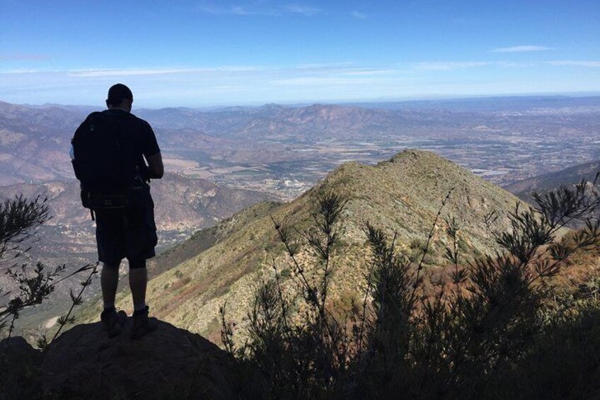 La Campana ascent from Santiago