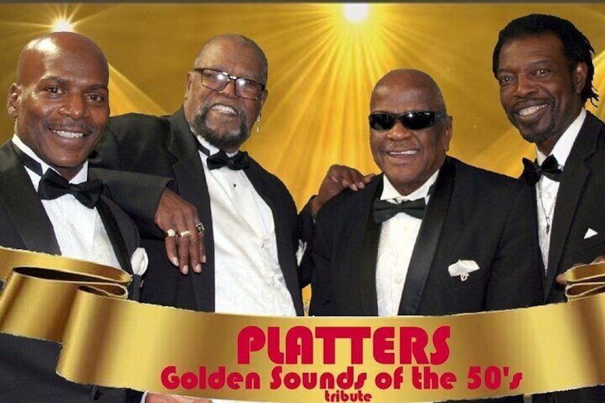 Ticket to The Platters & Golden Sounds of the 50's tribute show in Branson 