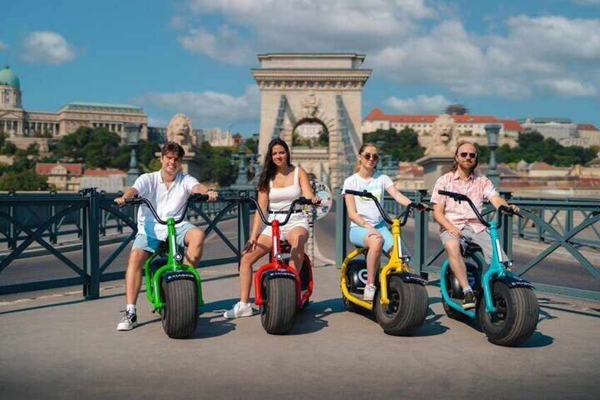 Guided Tours in Budapest on MonsteRoller e-Scooter