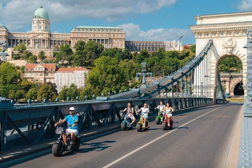 Guided Tours in Budapest on MonsteRoller e-Scooter