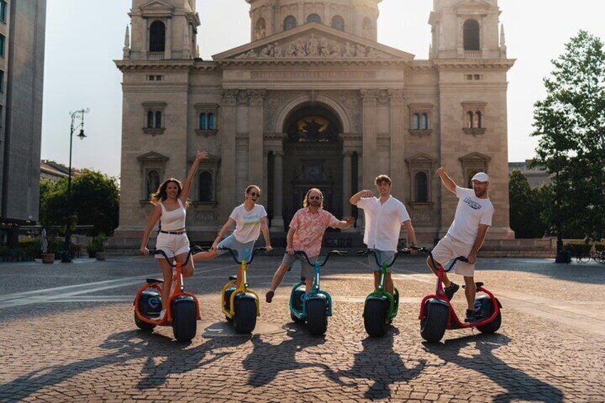 Guided Tours in Budapest on MonsteRoller e-Scooter