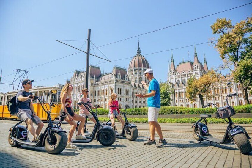 Guided Tours in Budapest on MonsteRoller e-Scooter