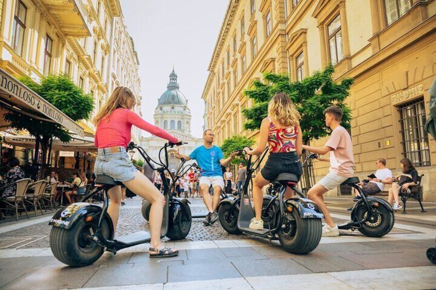 Guided Tours in Budapest on MonsteRoller e-Scooter