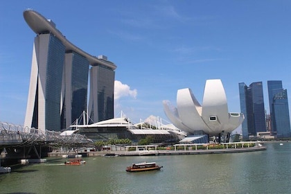 Singapore panoramisk sightseeing privat tur med flodkrydstogt
