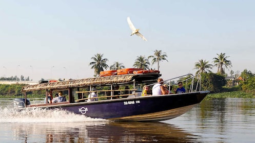 Boat on the Saigon River in Cu Chi