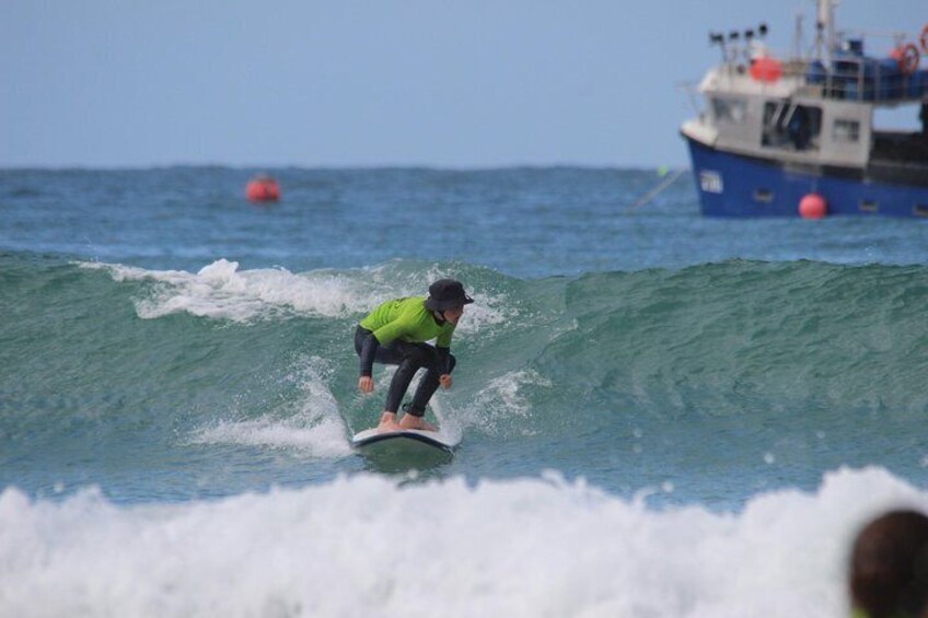 Catching Green Waves