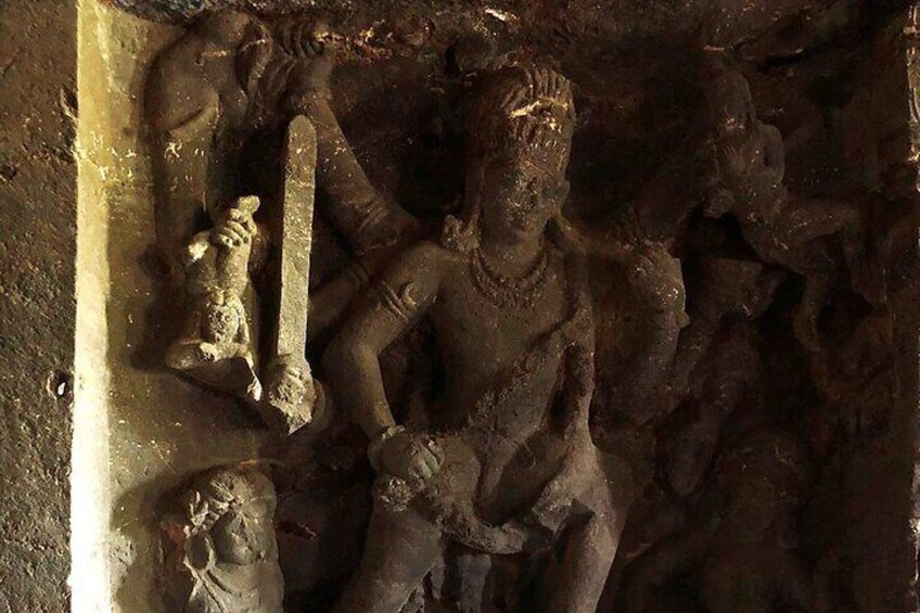 Audio Guided Tour of Ellora Hindu Caves, Aurangabad