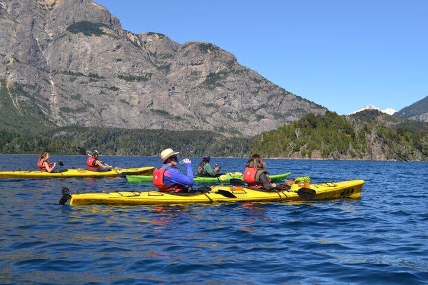 Half a day of kayaking on Lake Moreno in private service