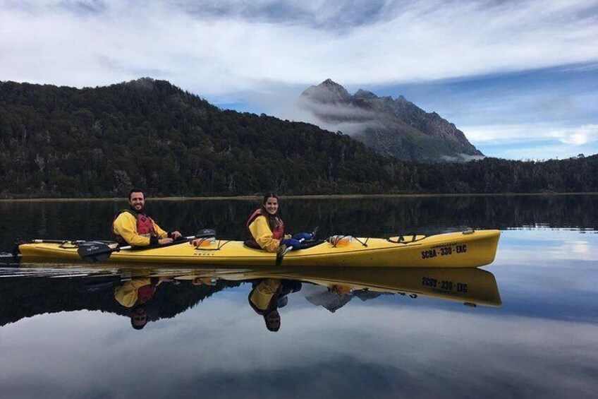 Half a day of kayaking on Lake Moreno in private service