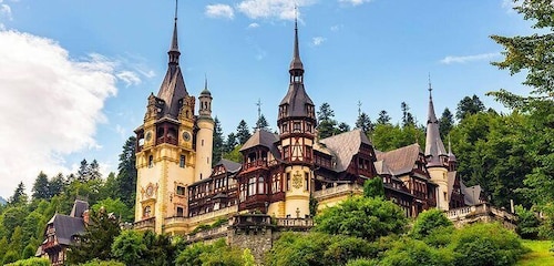 Visite privée d'une journée aux châteaux de Peles et Dracula et à la ville ...