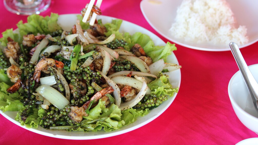 refreshing bowl of salad in Cambodia